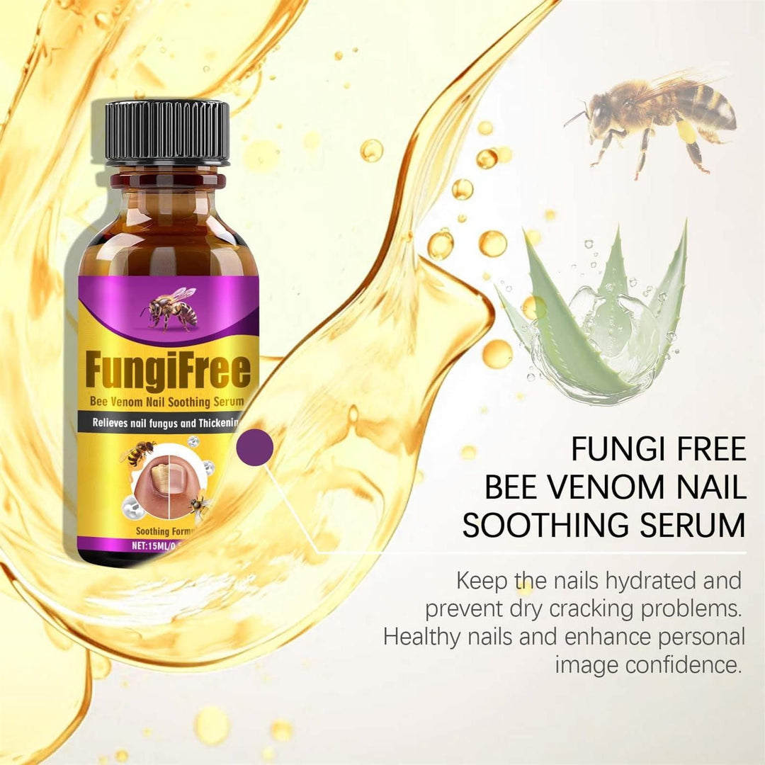 Fungi Free Bee Venom Nail Treatment Solution Serum (15ml)